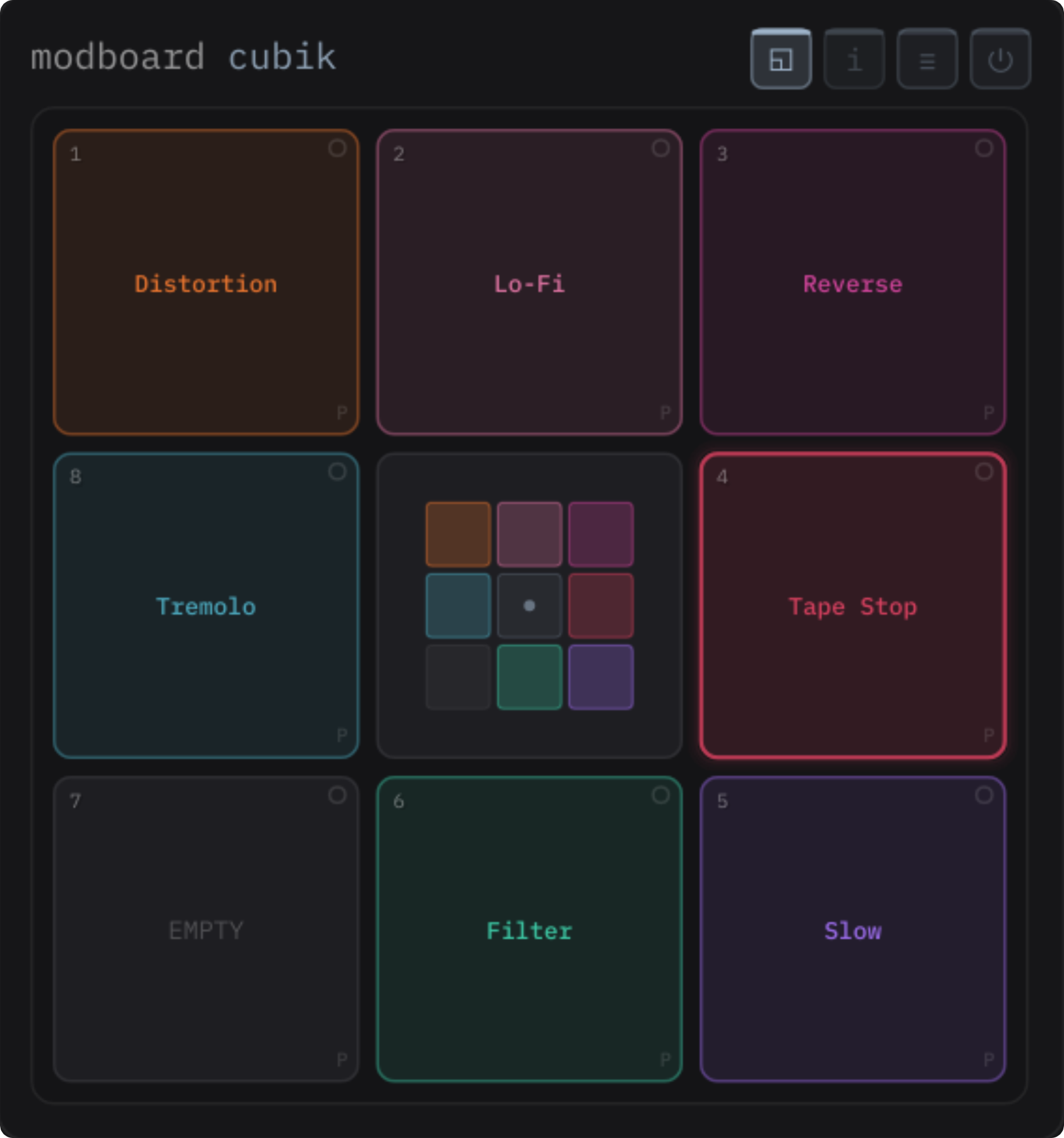 Cubik | modboard audio